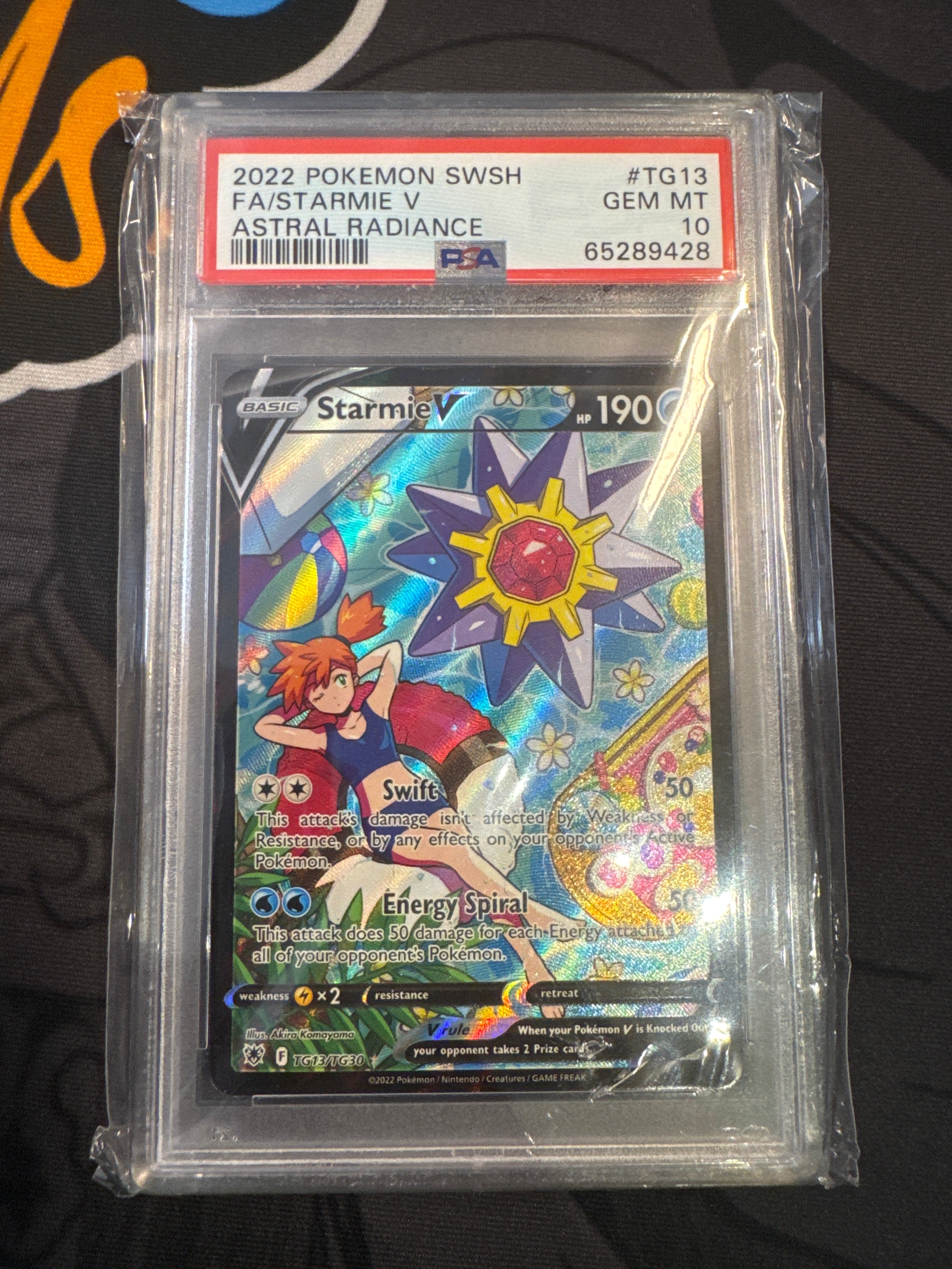 Psa 10 2022 POKEMON SWORD & SHIELD ASTRAL RADIANCE #TG13 FA/STARMIE V ASTRAL RADIANCE - Doe's Cards