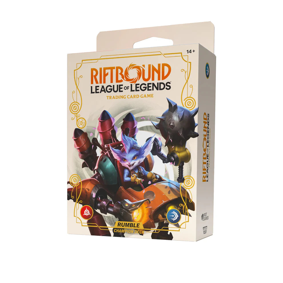 Riftbound League Of Legends TCG - Spiritforged - Champion Deck Rumble UVS GAMES