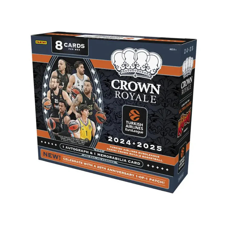 2024-25 Panini Euroleague Crown Royale Basketball Hobby Box - Doe's Cards