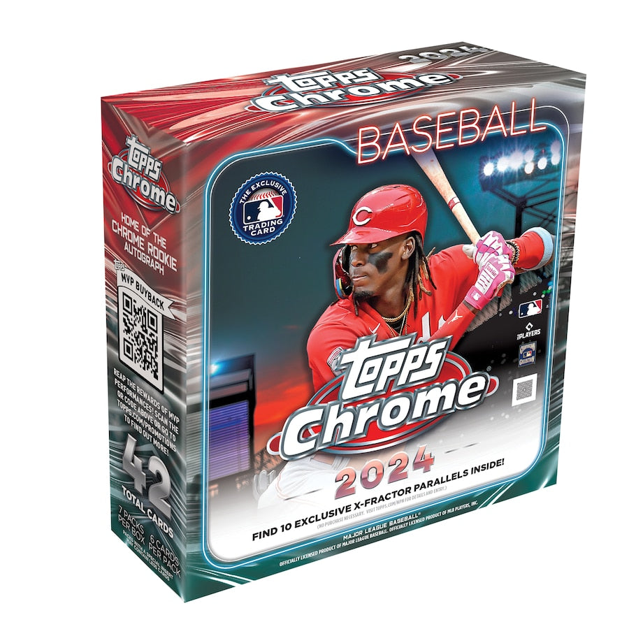 2024 Topps Chrome MLB Baseball Trading Cards Monster Box - Doe's Cards
