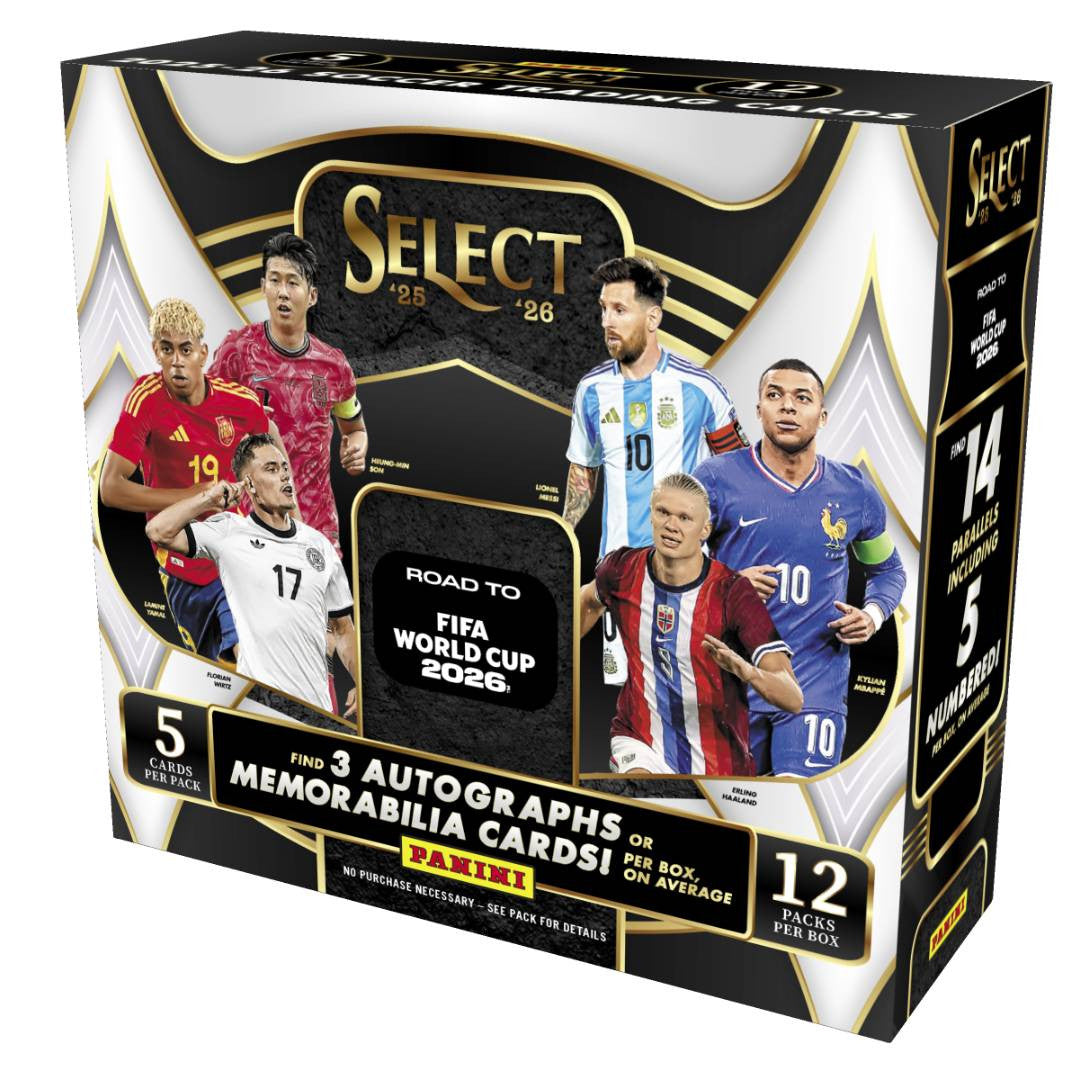 2025-26 Panini Select Road to FIFA World Cup Soccer Hobby Box Doe's Cards
