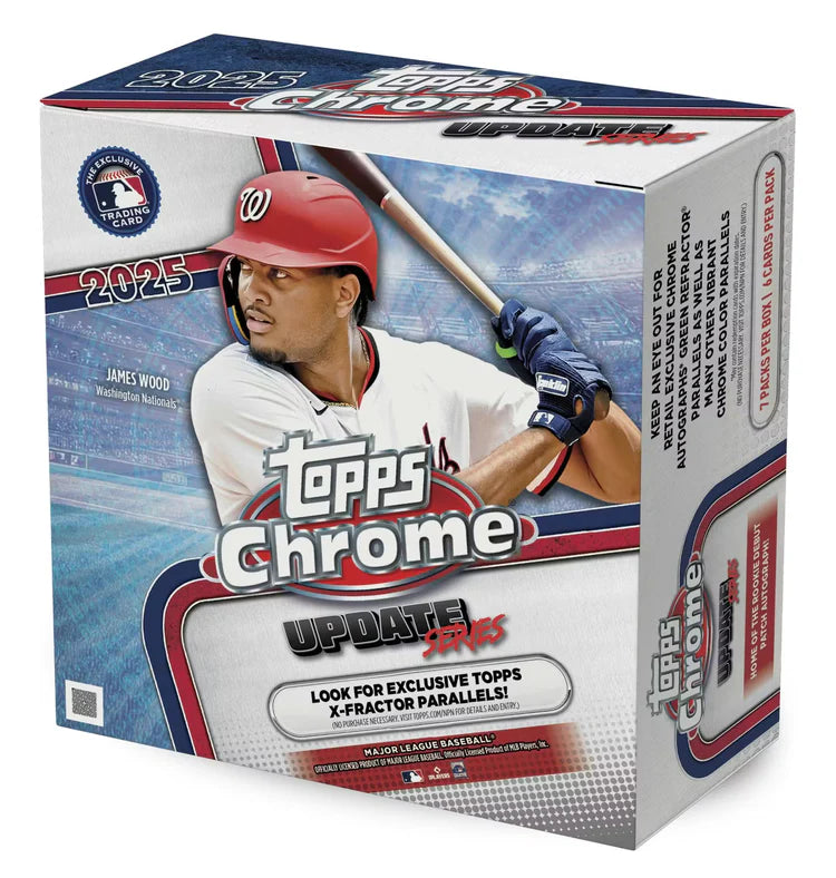 2025 Topps Chrome Update Series Baseball Mega Box