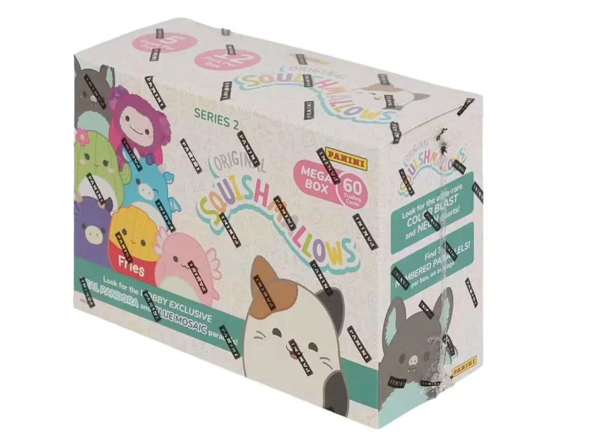 2025 Panini Squishmallows Series 2 Mega Box Doe's Cards