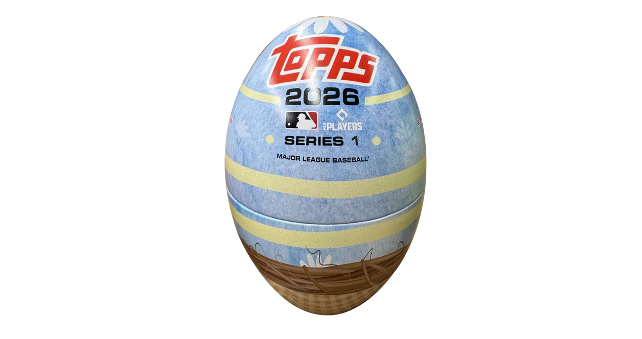 2026 Topps Baseball Series 1 Easter Tin (Styles May Vary) Doe's Cards