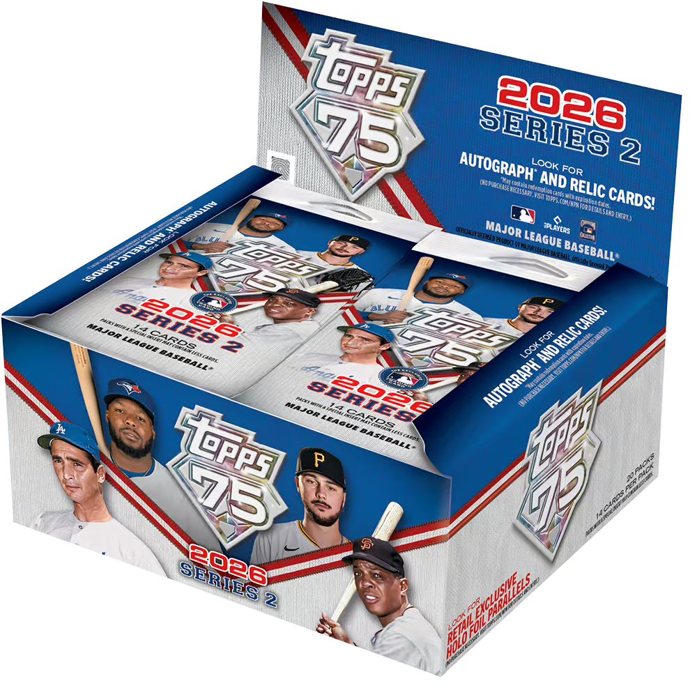 2026 Topps MLB Baseball Series 2 Display Box Doe's Cards