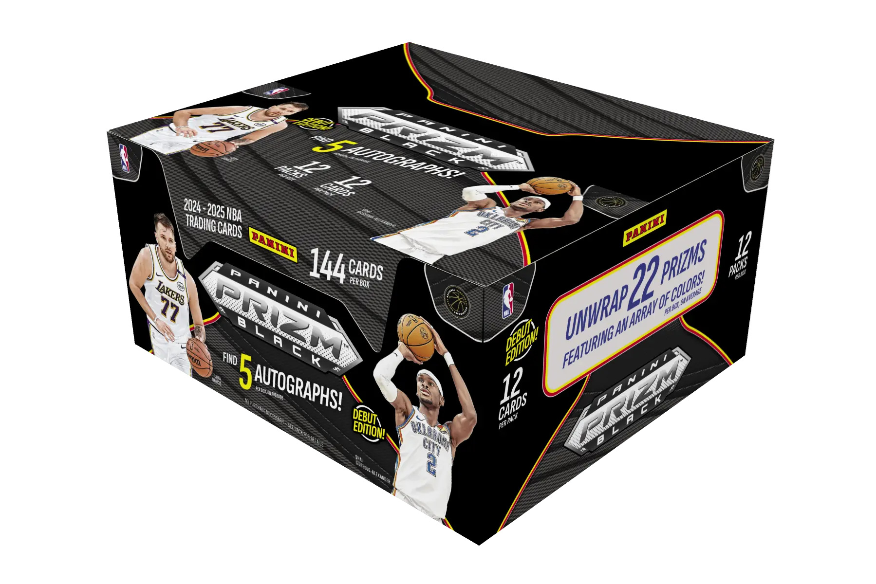 2024-25 Panini Prizm Black NBA Trading Card Box (Hobby)