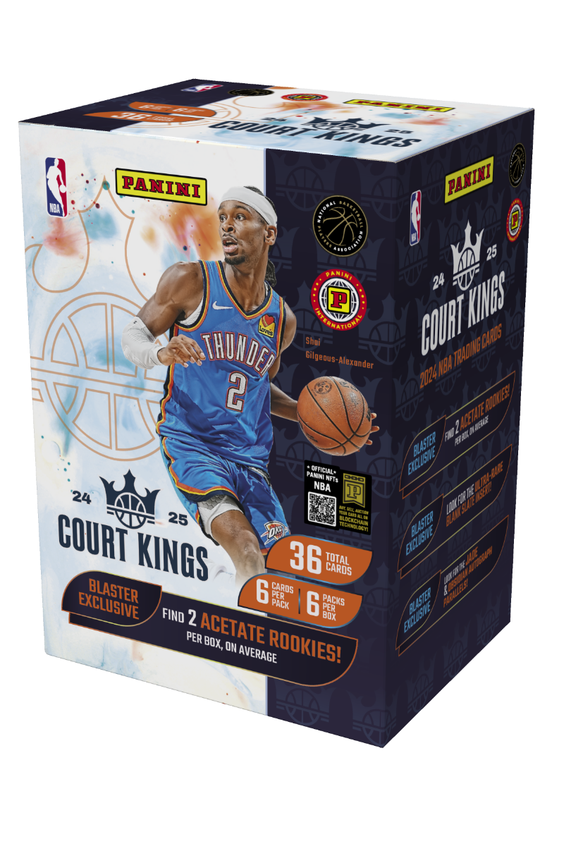 2024-25 Panini Court Kings NBA Trading Card Box (International Blaster) - Doe's Cards