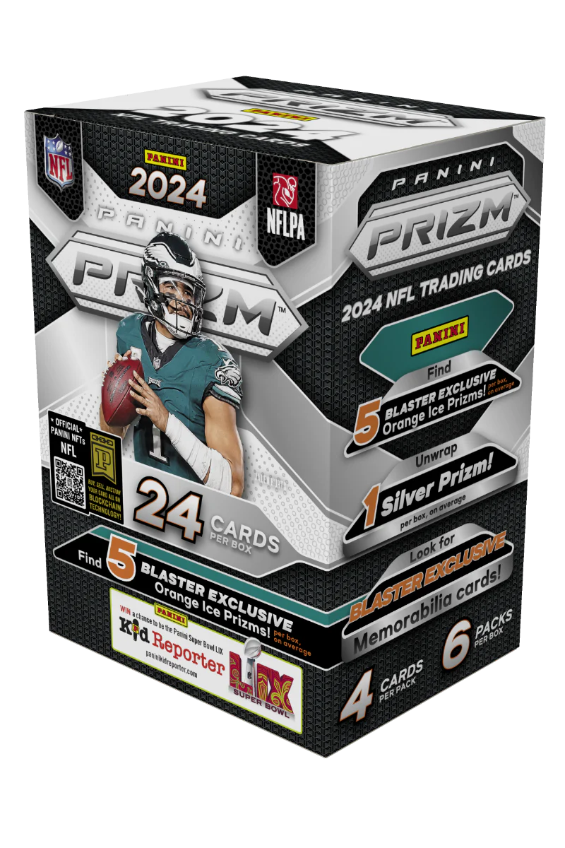 2024 Panini Prizm Football 6-Pack Hobby Blaster Box (Orange ice prizm)