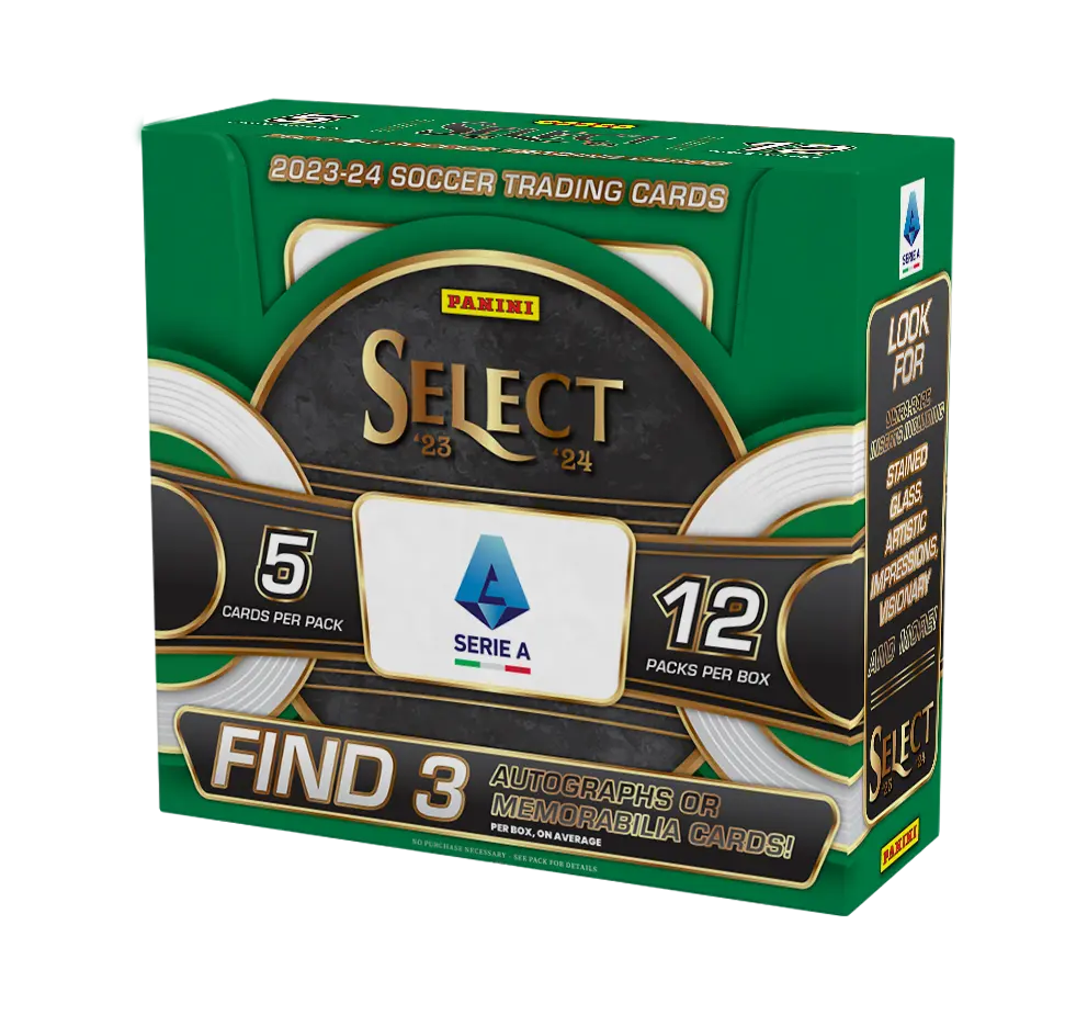 2023-24 Panini Select Serie A Soccer Trading Card Box (Hobby)