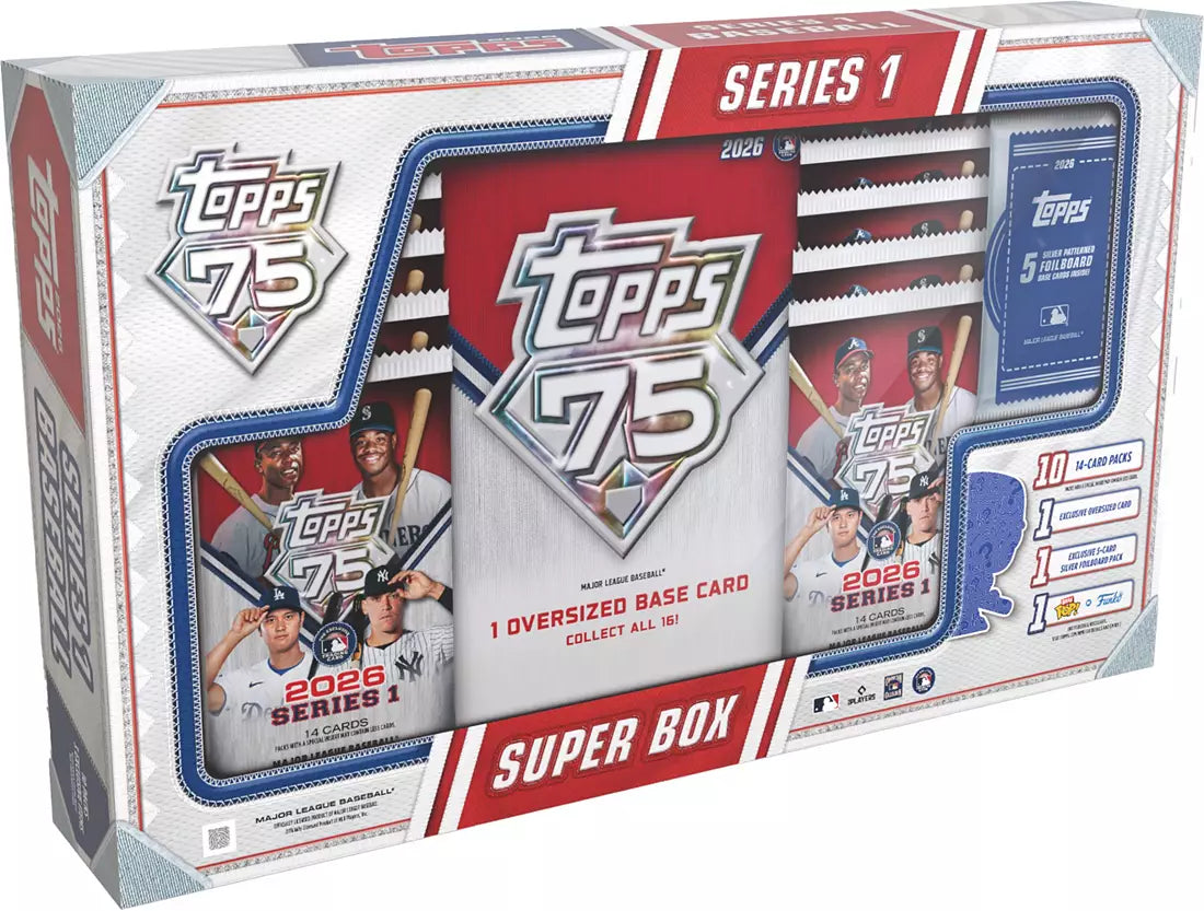 2026 Topps Baseball Series 1 Super Box Doe's Cards