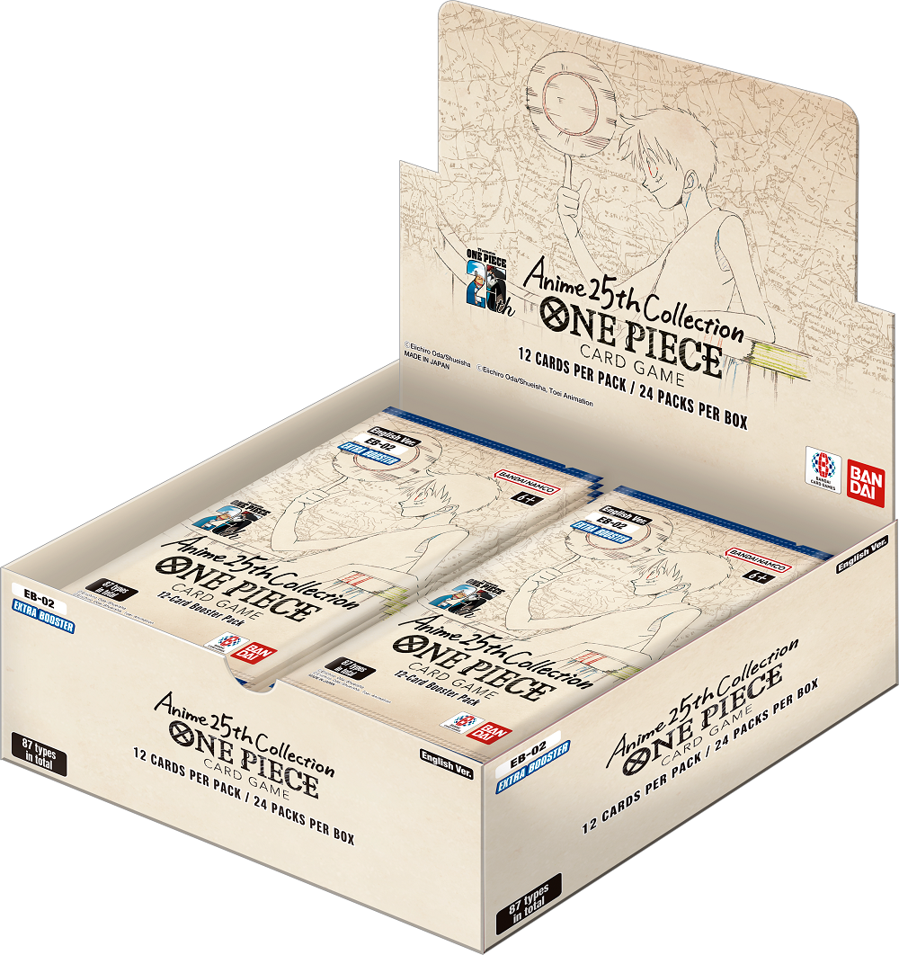 One Piece Anime 25TH Collection Extra Booster Box EB-02 (Pre Order) - Doe's Cards