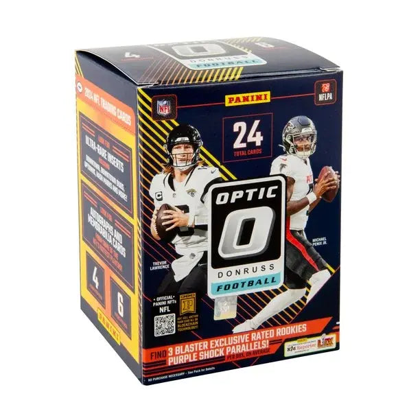 2024 Panini Donruss Optic Football Trading Cards Blaster Box - Doe's Cards
