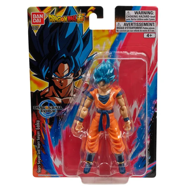 Dragon Ball Super Evolve - Super Saiyan Blue Goku 5" Action Figure - Doe's Cards