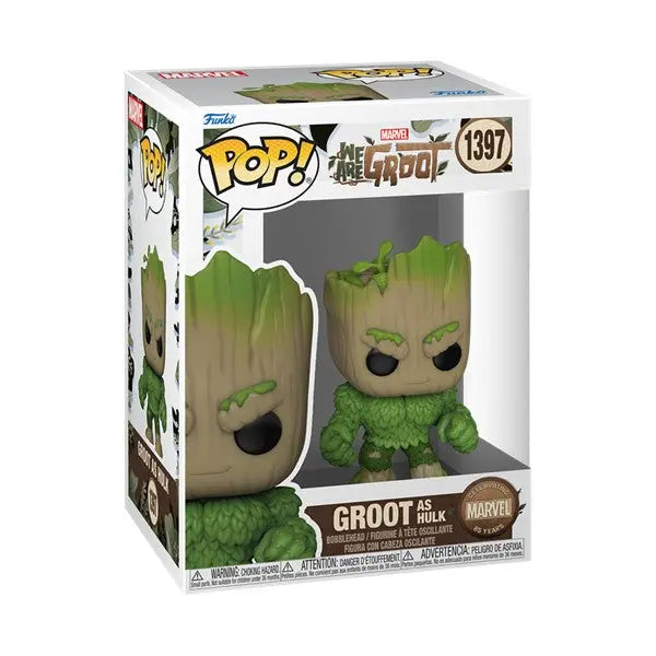 Funko POP! Marvel Groot as Hulk - Doe's Cards