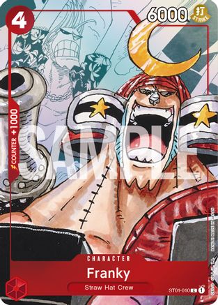 Franky - ST01-010 (Alternate Art) (ST01-010) - One Piece Promotion Cards Foil One Piece Promotion Cards