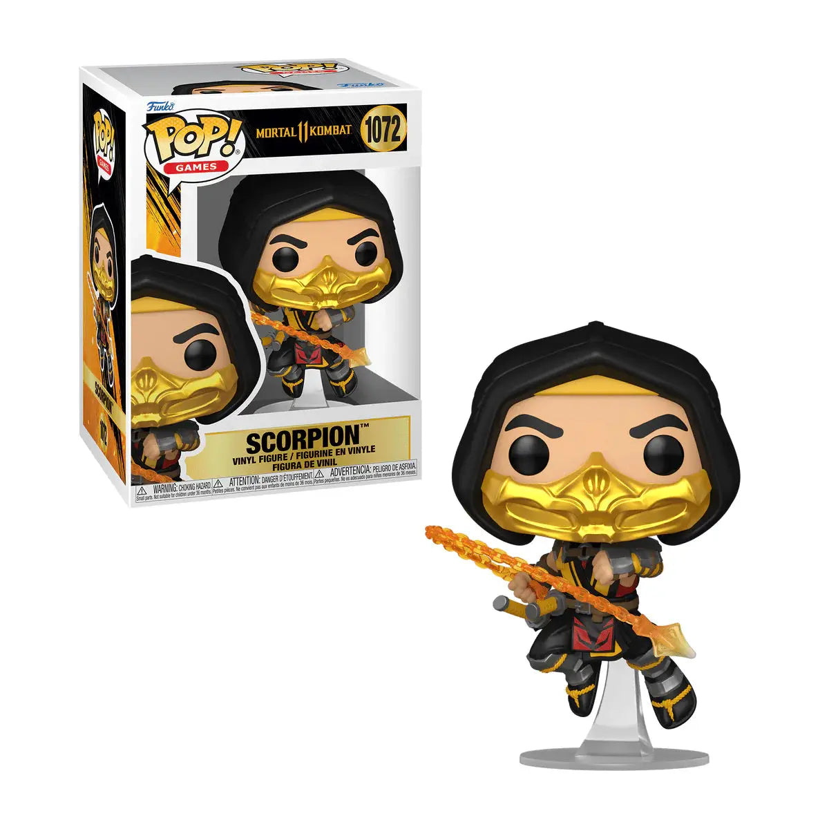 Funko Pop! Games: Mortal Kombat 11 Fatality – Scorpion - Doe's Cards