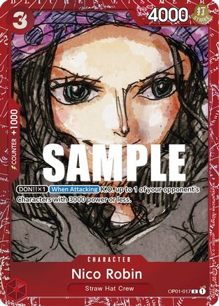 Nico Robin (Premium Card Collection -ONE PIECE FILM RED Edition-) (OP01-017) - One Piece Promotion Cards Foil One Piece Promotion Cards
