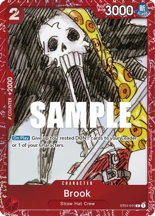 Brook (Premium Card Collection -ONE PIECE FILM RED Edition-) (ST01-011) - One Piece Promotion Cards Foil One Piece Promotion Cards
