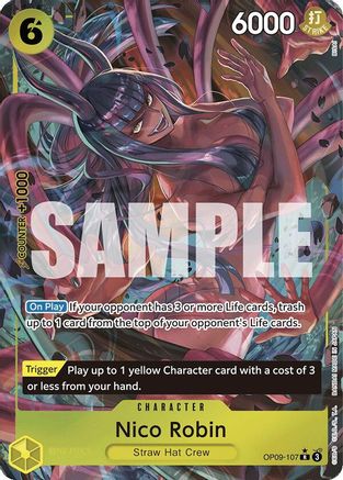 Nico Robin (107) (Parallel) (OP09-107) - Emperors in the New World Foil Emperors in the New World
