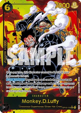 Monkey.D.Luffy (118) (Parallel) (OP10-118) - Royal Blood Foil Royal Blood