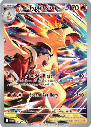 Ethan's Typhlosion 190/182 - Holofoil SV10 Destined Rivals - Illustration Rare SV10: Destined Rivals