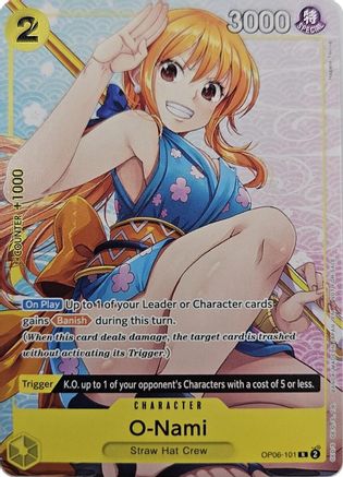 O-Nami (Welcome Pack Vol. 2) (OP06-101) - One Piece Promotion Cards