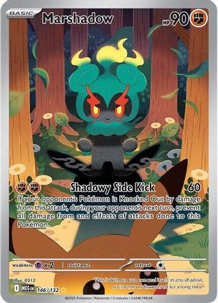 Marshadow 146/132 - Holofoil ME01 Mega Evolution - Illustration Rare ME01: Mega Evolution