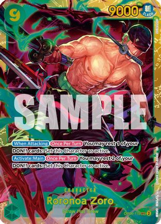 Roronoa Zoro - OP06-118 (Reprint) (OP06-118) - Premium Booster -The Best- Vol. 2 Premium Booster -The Best- Vol. 2