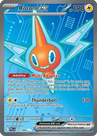 Rotom ex 111/094 - Holofoil ME02 Phantasmal Flames - Ultra Rare ME02: Phantasmal Flames