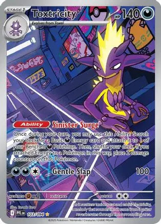 Toxtricity 103/094 - Holofoil ME02 Phantasmal Flames - Illustration Rare ME02: Phantasmal Flames