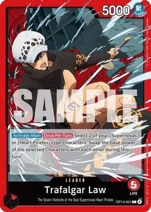Trafalgar Law (OP14-001) - The Azure Sea's Seven The Azure Sea's Seven