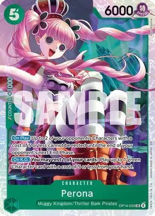 Perona (OP14-033) - The Azure Sea's Seven Foil The Azure Sea's Seven