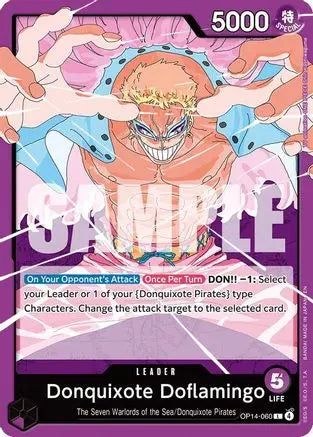 Donquixhote Doflamingo (OP14-060) - The Azure Sea's Seven The Azure Sea's Seven