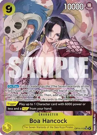Boa Hancock - OP14-112 (Alternate Art) (OP14-112) - The Azure Sea's Seven Foil The Azure Sea's Seven