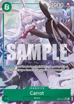 Carrot (Alternate Art) (EB04-013) - The Azure Sea's Seven Foil The Azure Sea's Seven
