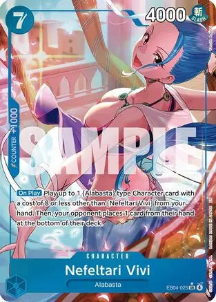 Nefeltari Vivi (Alternate Art) (EB04-025) - The Azure Sea's Seven Foil The Azure Sea's Seven
