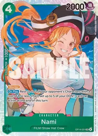 Nami (OP14-031) - The Azure Sea's Seven Foil The Azure Sea's Seven