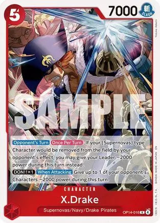 X.Drake (OP14-016) - The Azure Sea's Seven Foil The Azure Sea's Seven