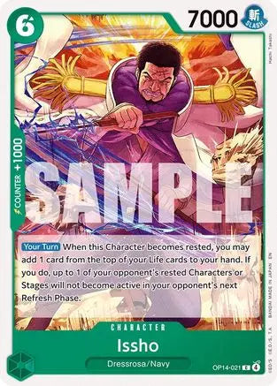Issho - OP14-021 (OP14-021) - The Azure Sea's Seven The Azure Sea's Seven
