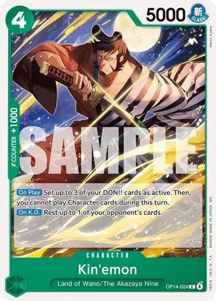 Kin'emon (OP14-024) - The Azure Sea's Seven The Azure Sea's Seven