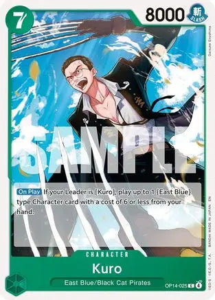 Kuro (OP14-025) - The Azure Sea's Seven The Azure Sea's Seven