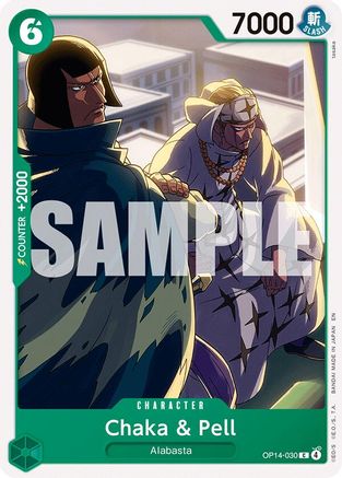 Chaka & Pell - OP14-030 (OP14-030) - The Azure Sea's Seven The Azure Sea's Seven