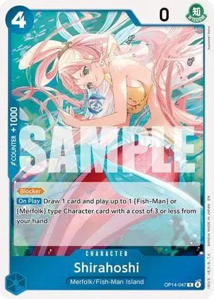 Shirahoshi (OP14-047) - The Azure Sea's Seven Foil The Azure Sea's Seven