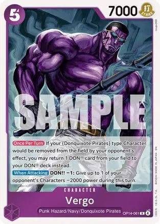 Vergo (OP14-061) - The Azure Sea's Seven Foil The Azure Sea's Seven