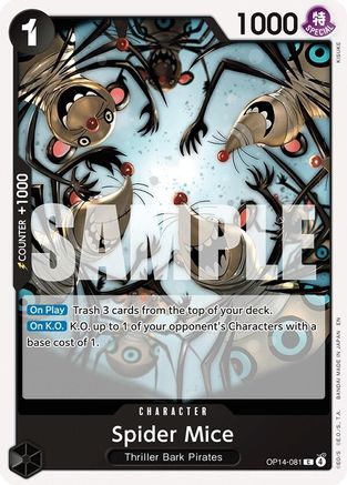 Spider Mice (OP14-081) - The Azure Sea's Seven The Azure Sea's Seven