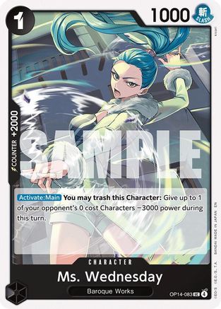 Ms. Wednesday (OP14-083) - The Azure Sea's Seven The Azure Sea's Seven