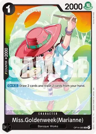Miss.Goldenweek(Marianne) (OP14-085) - The Azure Sea's Seven The Azure Sea's Seven