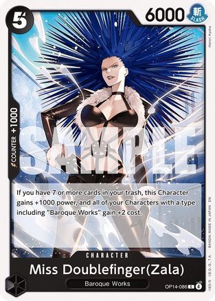 Miss Doublefinger(Zala) (OP14-086) - The Azure Sea's Seven The Azure Sea's Seven