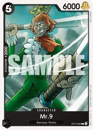 Mr.9 (OP14-095) - The Azure Sea's Seven The Azure Sea's Seven