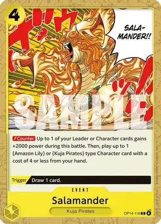 Salamander (OP14-116) - The Azure Sea's Seven The Azure Sea's Seven